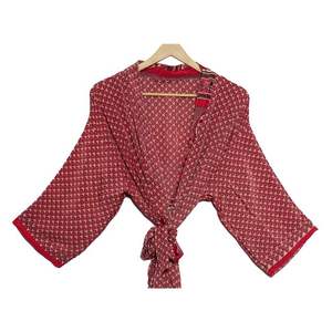 New Arrival Women's Floral Silk Kimono Bathrobe Home Sleepwear Thermal <b>Dressing</b> <b>Gown</b> for Spring Autumn for Daily Life <b>Weddings</b> - Product Image 4