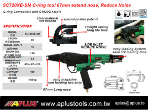 APLUS SC720XE-SM, anneau de cochon pour siège de voiture, nez long de 87mm, taille de fermeture de 7.9mm à 11mm pour réduire le bruit - Product Image 5