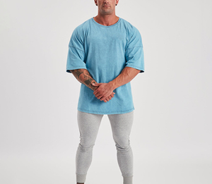 Dikson Sports Gym Where New Fashion 2025 Impreso personalizado 100% Algodón O-cuello Lavado con ácido Microfibra Diseño en blanco Camiseta para hombres - Product Image 2