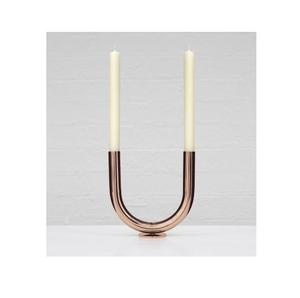 Porte-bougie décoratif en métal pour bougie hurricane, à poser sur une table ou sur le sol, parfait pour le salon, la salle à manger et les événements - Product Image 1