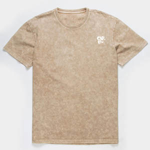 Camiseta Moderna de Moda Urbana con Lavado Ácido para Hombre, Tela Suave Lavada, Estilo Urbano Moderno, Atuendo Diario Cómodo - Product Image 1