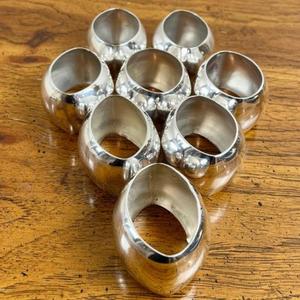 Custom-crafted Stainless Steel Napkin Rings with Intricate Details and a Corrosion-resistant Finished for Luxurious <b>Table</b> Decor - Product Image 3