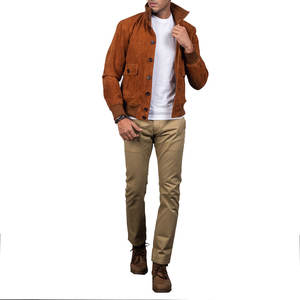 Chaquetas para Hombre, MOQ Amigable, Calidad Premium, 100% Cuero Genuino, Ecológicas - Product Image 1