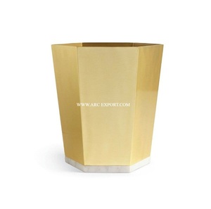 Designer de luxe Forme Ronde Poubelle D'intérieur Top Vente Maison et Cuisine Ware Outil De Stockage Des Ordures Pour Le Nettoyage Domestique Inde - Product Image 1