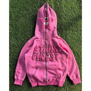 Sudaderas con capucha con estampado personalizado de algodón deportivo de talla grande para hombre y mujer, sudadera de gran tamaño con estampado 3D de peso pesado para mujer - Product Image 1