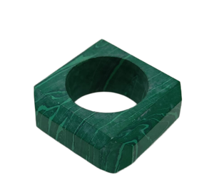 Square Resin Napkin Rings Unique Patterns Classic Style Customized Color for Luxury Dining <b>Table</b> Decor for Home <b>Parties</b> - Product Image 3