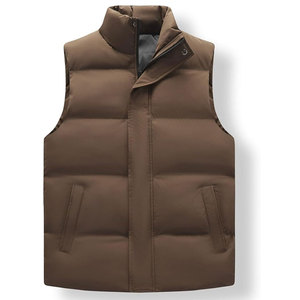 Chaleco ligero personalizado al por mayor, chaqueta de trabajo cálida sin mangas, chaleco acolchado de invierno, chaqueta para hombre - Product Image 2