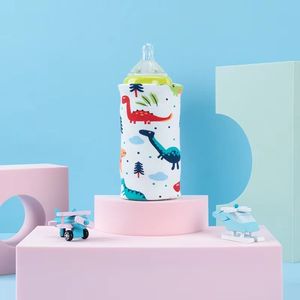 FCJ Portable bébé biberon chauffant couverture USB lait chauffe-eau poussette sac isolé voyage-friendly Spandex coton alimentaire - Product Image 3