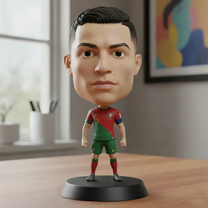 Joueurs de football en résine 3D hautement détaillés Messi/<span class=keywords><strong>Ronaldo</strong></span>/Erling <span class=keywords><strong>Haaland</strong></span> - Figurine de collection stylisée avec peinture personnalisée - Product Image 3