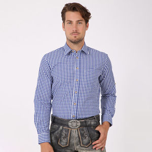 เสื้อเชิ้ตผ้าฝ้ายลายตารางสไตล์บาวาเรียนแบบลำลองสำหรับเทศกาลปี 2025 เสื้อเชิ้ตถักแบบดีไซเนอร์พร้อมบริการ OEM - Product Image 2