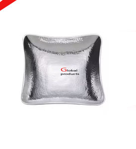 most selling <b>golden</b> finished metal stainless steel snack serving platter for hotel restaurant and <b>bar</b> - Product Image 2