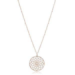 À la mode Mandala Design Rose Émail Chaîne Collier Turc À La Main En Gros 925 Bijoux En Argent Sterling - Product Image 1