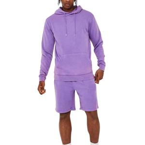 Cómoda Sudadera con capucha informal con Smart Fit Shorts Set Perfecto para gimnasio Fitness y uso diario Sudadera con capucha y pantalones cortos conjuntos para hombres - Product Image 1