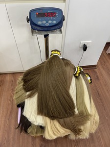 Vente en gros cheveux vietnamiens de haute qualité couleur blonde cheveux salon de coiffure couleur européenne brillant doux cheveux lisses - Product Image 5
