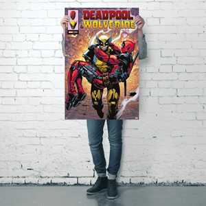 Affiche de style moderne Marvel Comics pour Deadpool et Wolverine 1 pour décoration murale - Product Image 1