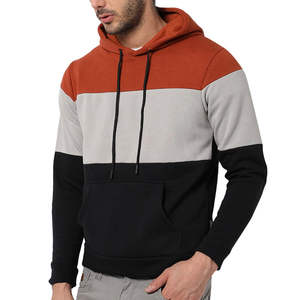 Sudadera con Capucha para Hombre, Estilo Nuevo, Holgada, con Bolsillo, Logotipo Personalizado de Moda al por Mayor - Product Image 1