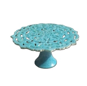 Classic Design Resin <b>Cake</b> Platter With Metal Stand And <b>Cake</b> <b>Server</b> Knifes Set For Wedding & Birthday Party Events At Best Price - Product Image 5