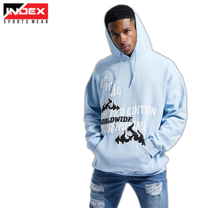 Logotipos personalizados 220g 3D Puff Sudadera con capucha Desgastado Regular Fit Peso pesado Lavado ácido 100% Algodón Invierno - Product Image 2