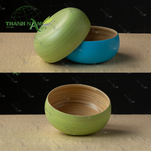 Bol en bambou biologique personnalisable Vaisselle écologique faite à la main Bol classique OEM pour salade soupe nouilles - Product Image 6