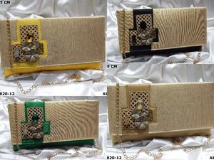 Pochettes de soirée ethniques faites à la main exclusives de créateur pour les femmes Style de sac à main à la mode pour les fêtes de mariage - Product Image 2