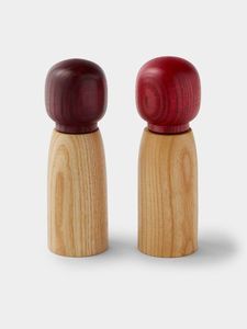 Ensemble moderne de salières et poivrières en bois |   Vaisselle de luxe - Product Image 5
