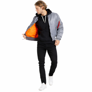 Colorful Satin Bomber <b>Jacket</b> for <b>Men</b> Fashionable Winter <b>Jacket</b> Sheep Custom Classical Style Arrival-Latest Modal Wholesale - Product Image 1