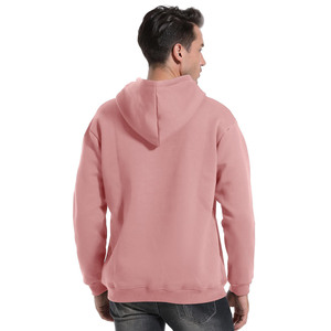 เสื้อสเวตเตอร์คอตตอนแบบสวมหัวเสื้อมีฮู้ดของผู้ชายเสื้อมีฮู้ดแบบเรียบง่ายพิมพ์โลโก้ได้ตามต้องการ - Product Image 6