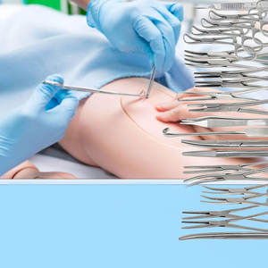 ชุดเครื่องมือผ่าตัดสัตว์สแตนเลส 22 ชิ้น ประกอบด้วยคีลลี่ฟอร์สเปส, มอสกีโต้เฮโมสตาทส์, โรเชสเตอร์พีน, แบคเฮาส์, MOL - Product Image 5