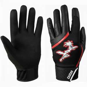 Gants de baseball en gros personnalisés en vrac, sans humidité, ajustement flexible, traction optimale, forme de contour optimale, gants de frappe de baseball robustes - Product Image 6