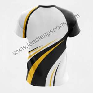 T-shirts de sport pour hommes avec logo personnalisé 100% coton tricoté motif solide imprimé par sublimation vêtements d'entraînement en polyester - Product Image 4