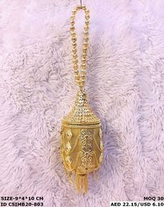 Bolso de noche de hierro y metal de diseñador hecho a mano, bolso de mano para fiesta nupcial con monedero de piedra, hecho en India - Product Image 2