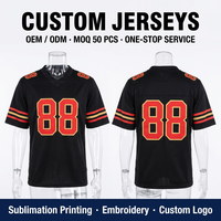 Camiseta de Fútbol Americano Personalizada, Retro, Color Antracita, Transpirable, para Verano, Tallas Grandes, Ropa Deportiva para Hombre