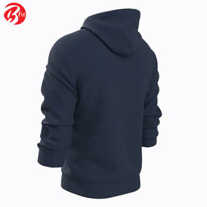 Nouveau style de sweats à capuche d'entraînement coupe-vent pour hommes de la plus haute qualité personnalisée meilleure taille pour les sports d'hiver technique de teinture unie - Product Image 2