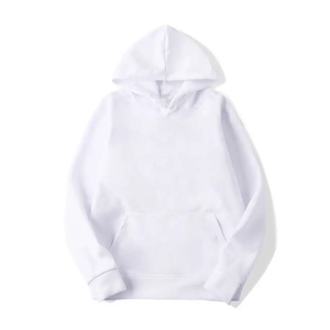 2024 sweat à capuche surdimensionné pour hommes lavé à l'acide avec un design brodé meilleur prix raisonnable couleur blanche unie pour l'hiver - Product Image 1