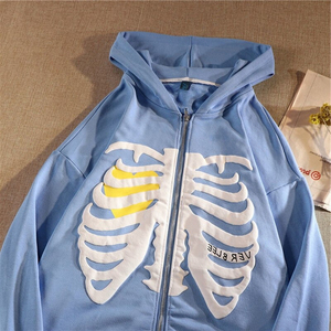 Women's Casual Winter Pullover Long Sleeve Hooded Sweatshirt Eco-Friendly Breathable Fleece Knitted Washed Front Logo Couple - Product Image 4
