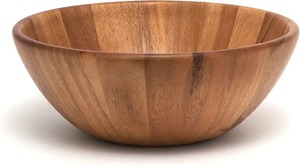 Cuenco de madera decorativo de nuevo diseño, cuenco de madera rústico para ensalada, fruta, hogar, cocina, mesa de comedor, fiesta y boda - Product Image 4