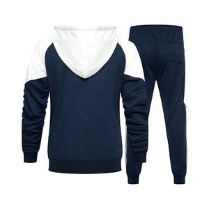 2025 Tendencia OEM Diseño personalizado Hombres Regular Fit Impreso Invierno Panel completo Chándal Conjunto Transpirable Con capucha Parte superior inferior Hecho - Product Image 2