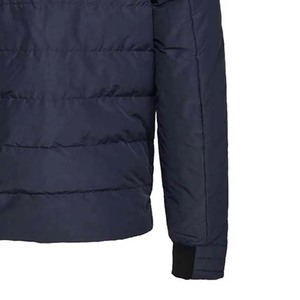 Chaqueta personalizada para hombre, impermeable, informal, a la moda de invierno, elegante, manga larga, con capucha, chaqueta acolchada, poliéster, nailon, color sólido - Product Image 6