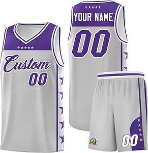 Camiseta de Baloncesto Personalizada de Secado Rápido, Unisex, Talla Grande, de Doble Cara, Sublimada, con tu Logotipo, Nombre y Número, 100% Poliéster - Product Image 5
