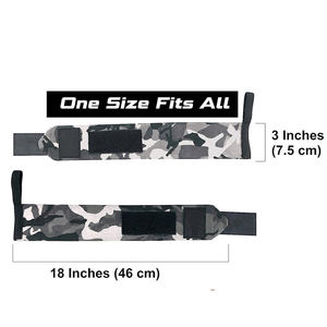 Muñequeras Deportivas Sublimadas Premium de Alta Calidad, Transpirables y Ajustables, para Soporte de Muñeca en Entrenamiento de Levantamiento de Pesas y Estabilidad - Product Image 5