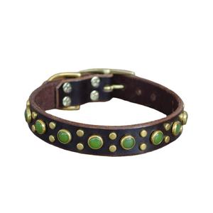 Collar de perro de lujo popular con logotipo personalizado, Collar de perro con hebilla de Metal de cuero PU duradero - Product Image 5