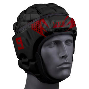 Protector de cabeza de entrenamiento de cuero Premium de alta calidad Color sólido Diseño único Casco de boxeo más vendido - Product Image 5