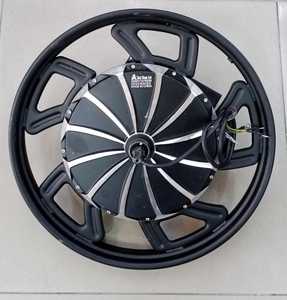 Motor de cubo de motocicleta eléctrica personalizado de alta calidad, velocidad rápida, 1500W, nueva condición con freno de tambor cromado - Product Image 4