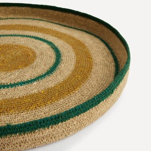 Wholesale Round Seagrass Tray with Jute <b>Rope</b> Handmade by Craftsman Decorative Dining Table <b>Storage</b> <b>Baskets</b> on Sale! - Product Image 3