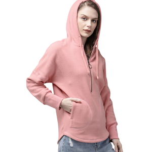 Wholesale Women <b>Hoodies</b> Cotton Long Sleeve Casual Fashion Pullover Soft Breathable <b>Comfy</b> Sweatshirt OEM Bulk Manufacturer - Product Image 4