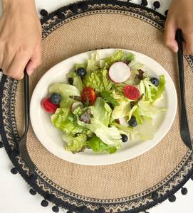 Estera decorativa tejida de yute duradera, ecológica, clásica y sencilla, posavasos redondo para el hogar y el restaurante, alfombrillas y almohadillas - Product Image 2