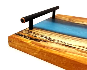 Plateaux en bois de résine avec un design attrayant idéal pour accueillir des événements et servir les invités dans le style disponible pour l'exportation en vrac - Product Image 5