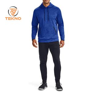 Venta al por mayor de la fábrica personalizable de los hombres Casual Hip Hop Streetwear pulóver de calidad superior 100% algodón sólido sudaderas con capucha para el otoño - Product Image 5