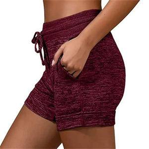 Fabrication sur mesure Tissu super lisse avec extensible dans les 4 sens 85% polyester 15% élasthanne short pour femme - Product Image 2
