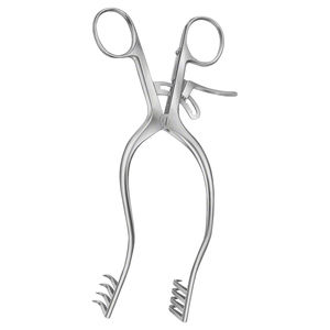 ANDERSON ADSON 190 mm 7.12 \ "Rétracteur manuel 4x4 dents en acier Instruments chirurgicaux vétérinaires à cliquet inclus - Product Image 3